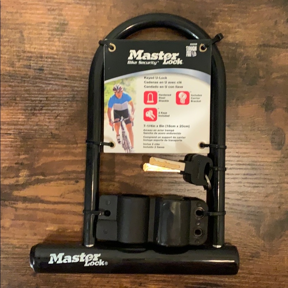NWT MasterLock Bike Security ULock Carrier Bracket